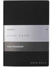 Bilježnica Hugo Boss Essential Storyline - A6, bijeli listovi, crna -1