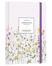 Rokovnik Victoria's Journals Florals - Svijetloljubičasti, tvrdi uvez, točkasti, 80 listova, A6 -1