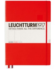 Rokovnik Leuchtturm1917 Master Classic - A4+, bijele stranice, crveni -1