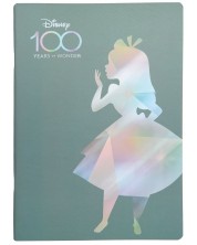 Bilježnica Cool Pack Opal - Disney 100, Alice, A4, široki redovi, 60 listova -1