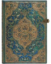 Rokovnik Paperblanks Turquoise Chronicles - 13 х 18 cm, 120 listova -1