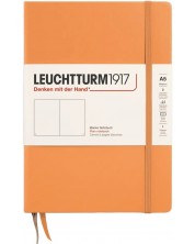 Bilježnica Leuchtturm1917 New Colours - A5, s bijelim stranicama, Apricot, tvrdi uvez