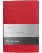 Bilježnica Hugo Boss Essential Storyline - A6, bijeli listovi, crvena