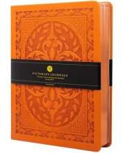 Rokovnik Victoria's Journals Old Book - A5, narančasta -1