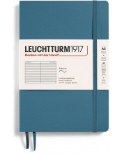 Rokovnik Leuchtturm1917 Natural Colors - A5, plavi, s linijama, meki uvez -1