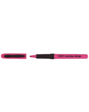 Tekst marker Bic - Brite Liner Grip, ružičasti