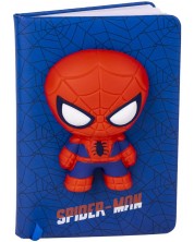 Bilježnica Cerda Spider-Man - S mekom figurom
