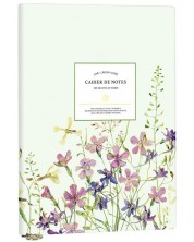 Rokovnik Victoria's Journals Florals - Svijetlozeleni, plastične korice, u redovima, 96 listova, A5 -1