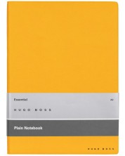 Bilježnica Hugo Boss Essential Storyline - A5, bijeli listovi, žuta