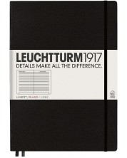 Rokovnik Leuchtturm1917 Master Classic - А4+, crni, u redovima -1