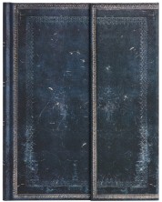 Bilježnica Paperblanks Old Leather - Inkblot, 18 х 23 cm, 72 lista