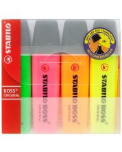 Tekst marker Stabilo Boss Original - 4 boje
