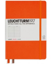 Bilježnica Leuchtturm1917 - А5, s linijama, Orange