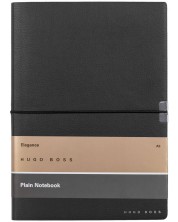 Bilježnica Hugo Boss Elegance Storyline - A5, bijeli listovi, crna