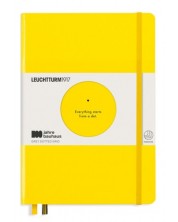Rokovnik Leuchtturm1917 Bauhaus 100 - A5, žuta, točkaste stranice -1