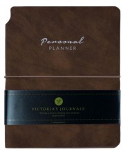Rokovnik Victoria's Journals Kuka - Smeđi, plastični omot, 96 listova, A6 -1