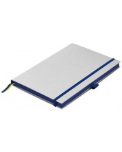Bilježnica Lamy - А5, tvrde korice, srebrna/plava