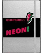 Bilježnica Leuchtturm1917 А5 Medium - Neon Collection, ružičasta