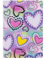 Bilježnica Cool Pack Pastel Hearts - A5, 32 str., uski šareni redovi -1