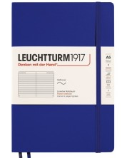 Rokovnik Leuchtturm1917 New Colours - A5, s linijama, Ink, meki uvez -1