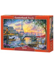 Puzzle Castorland od 500 dijelova - Vrijeme za čaj u Parizu