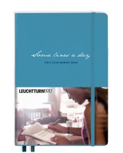 Bilježnica Leuchtturm1917 -  5 Year Memory Book, svijetloplava