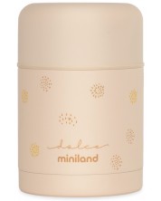 Termosica za hranu Miniland - Vanilla, 600 ml, bež -1