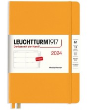 Rokovnik Leuchtturm1917 Weekly Planner - A5, narančasti, 2024 -1