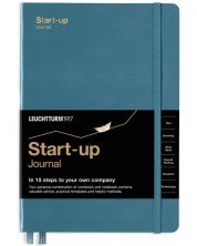 Rokovnik Leuchtturm1917 - Start-up Journal, A5, Stone Blue -1
