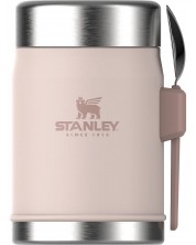 Termoposuda za hranu sa žlicom Stanley The Legendary - Rose Quartz, 400 ml -1