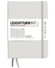 Rokovnik Leuchtturm1917 Natural Colors - A5, sivi, liniran, tvrdi uvez -1