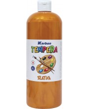 Tempera boja Karbon - 1000 ml, zlatna