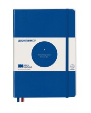 Bilježnica Leuchtturm1917 Bauhaus 100 - А5, plava, točkaste stranice
