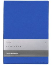 Bilježnica Hugo Boss Essential Storyline - A5, s linijama, plava -1