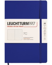 Rokovnik Leuchtturm1917 New Colours - A5, na točkice, Ink, meki uvez -1