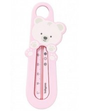 Termometar za kupaonicu Babyono - Medo, ružičasti -1