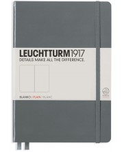 Bilježnica Leuchtturm1917 - А5, bijele stranice, Anthracite