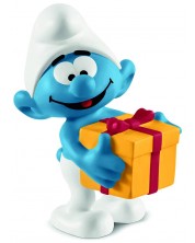 Figurica Schleich The Smurfs - Štrumpf s poklonom