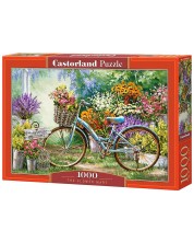 Puzzle Castorland od 1000 dijelova  - Cvjetni bazar, Dona Gelsinger