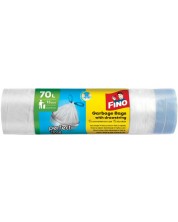 Vreće za smeće Fino - Color, 70 L, 15 komada, bijele  -1
