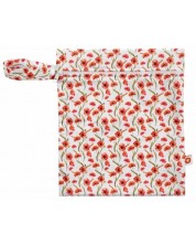 Vrećica za mokru odjeću Xkko - Red Poppies, 25 x 30 cm -1