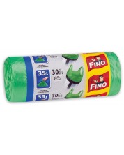 Vreće za smeće Fino - Color, 35 L, 30 komada, zelene