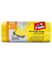 Vreće za smeće Fino - Color, 20 L, 30 komada, žute -1