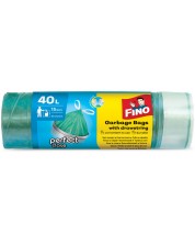 Vreće za smeće Fino - Color, 40 L, 15 komada, sive