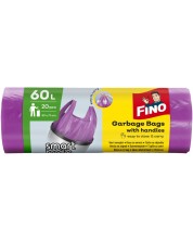 Vreće za smeće Fino - Color, 60 L, 20 komada, ljubičaste