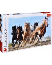 Puzzle Trefl od 1000 dijelova - Konji u galopu