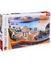 Puzzle Trefl od 1000 dijelova - Sjajni Santorini  