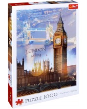 Puzzle Trefl od  1000 dijelova - London zorom 