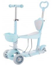 Romobil 4 u 1 Makani - BonBon, Candy Blue -1