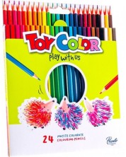 Olovke u boji Toy Color - duga, 24 boje -1